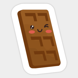 Cute Kawaii Chocolate Sticker